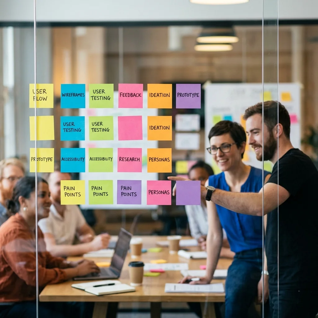 Sticky notes workshop for requirements gathering